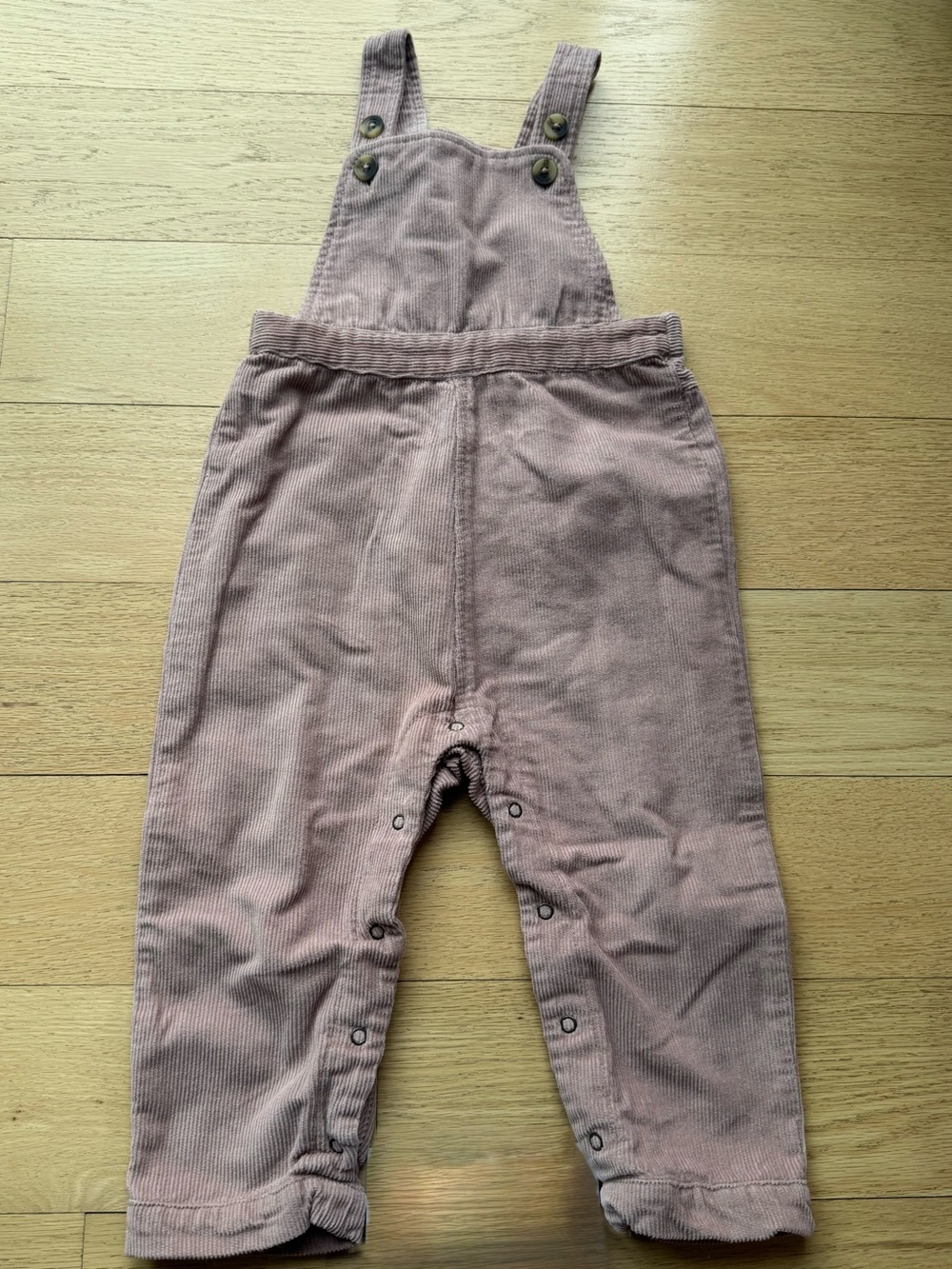 Pehr Corduroy Overalls in Dusty Pink